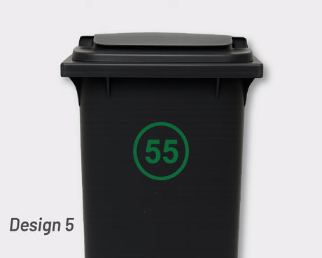 Bin Number Label