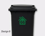 Bin Number Label