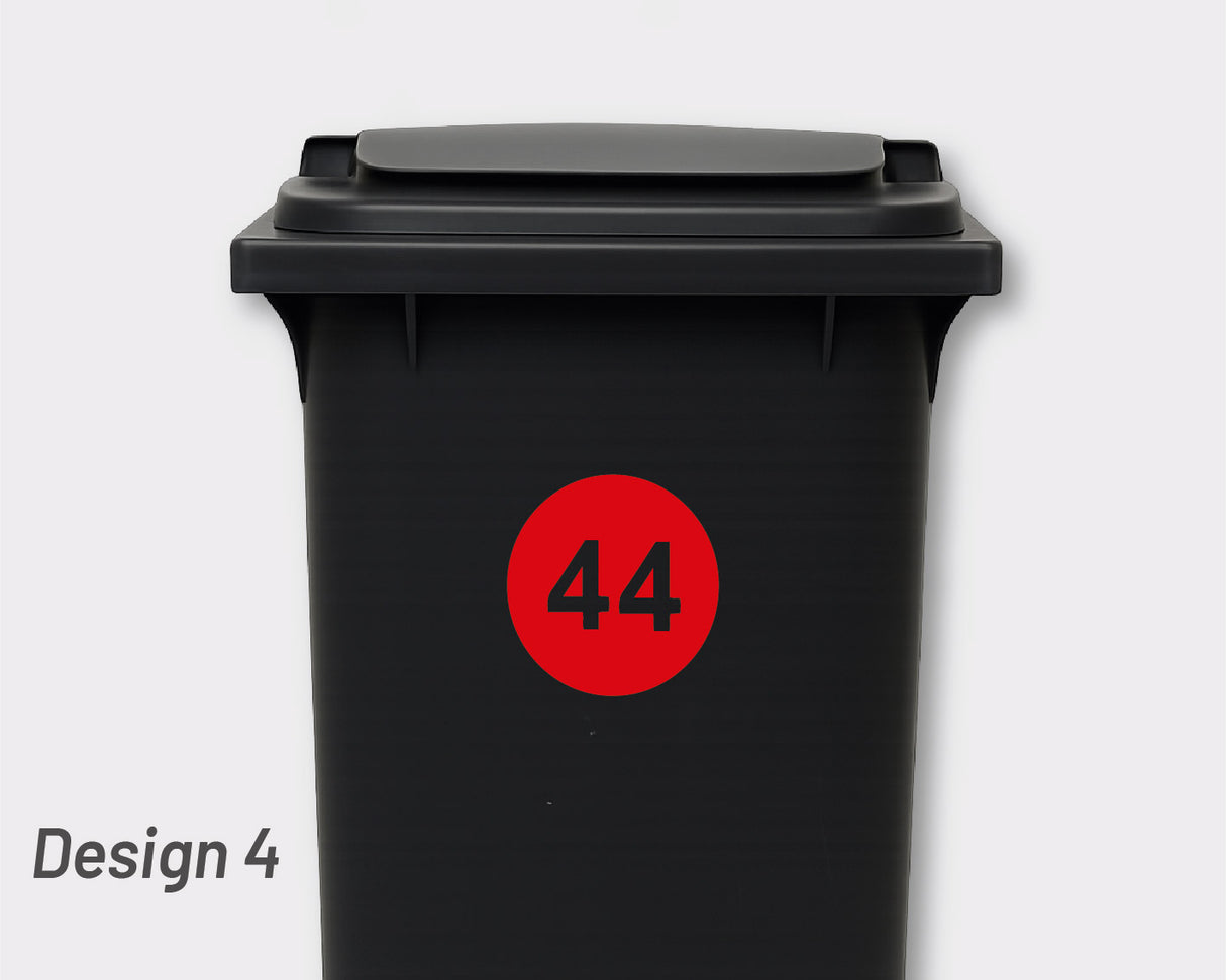 Bin Number Label