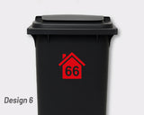 Bin Number Label