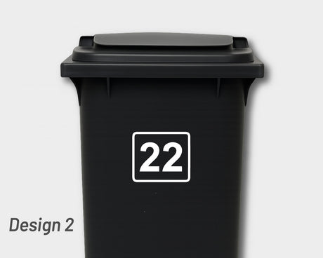 Bin Number Label