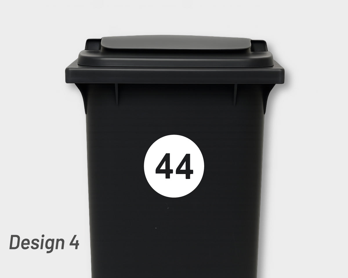 Bin Number Label