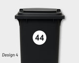 Bin Number Label