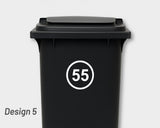 Bin Number Label
