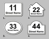 [Set of 4] Printed Bin Address Label / House Name