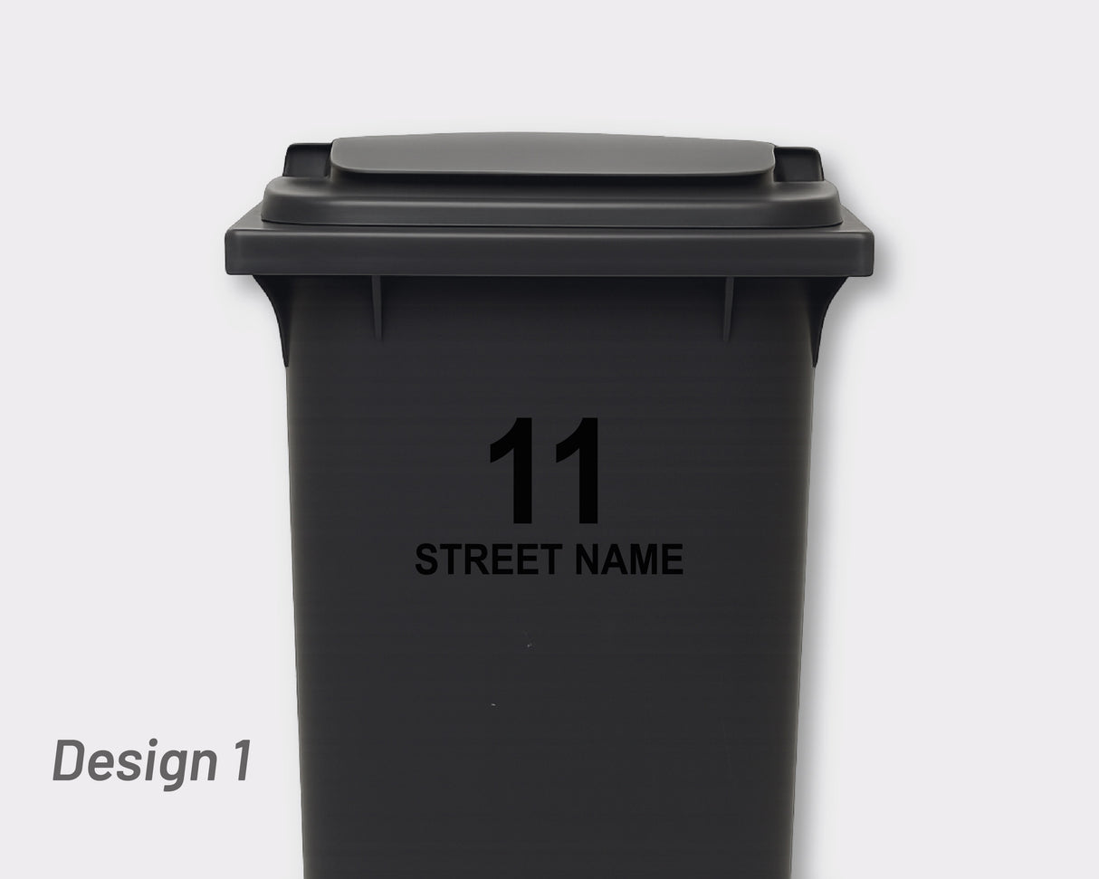 Bin Address Label / House Name