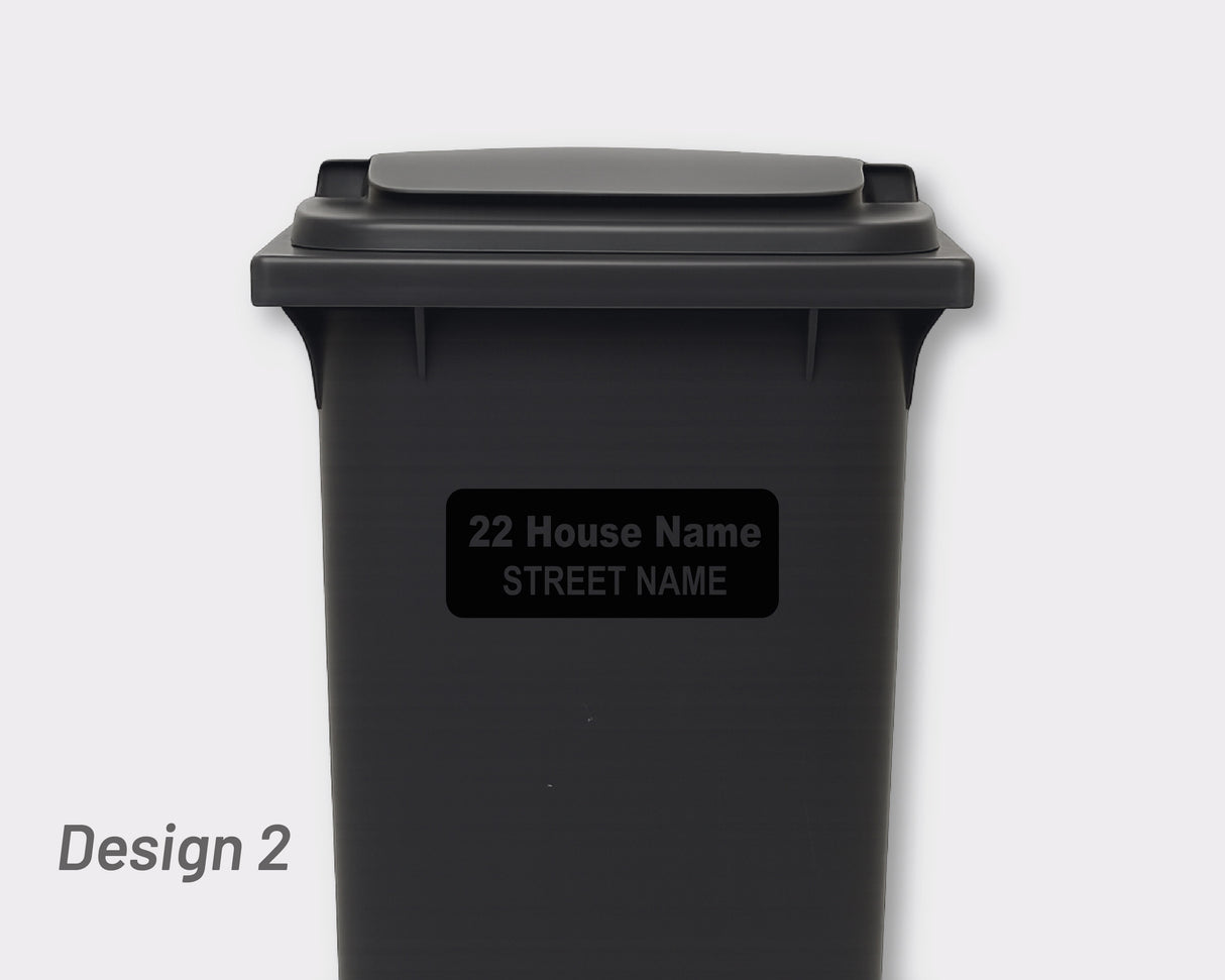 Bin Address Label / House Name