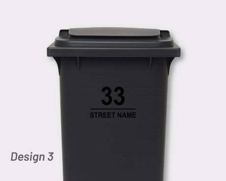Bin Address Label / House Name