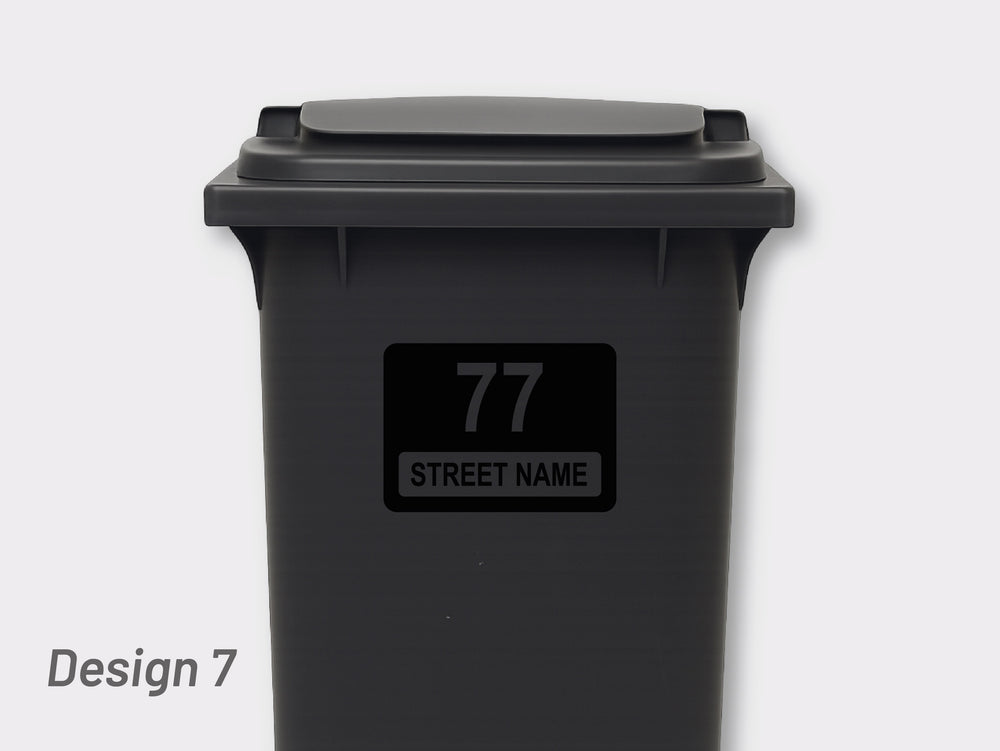 Bin Address Label / House Name
