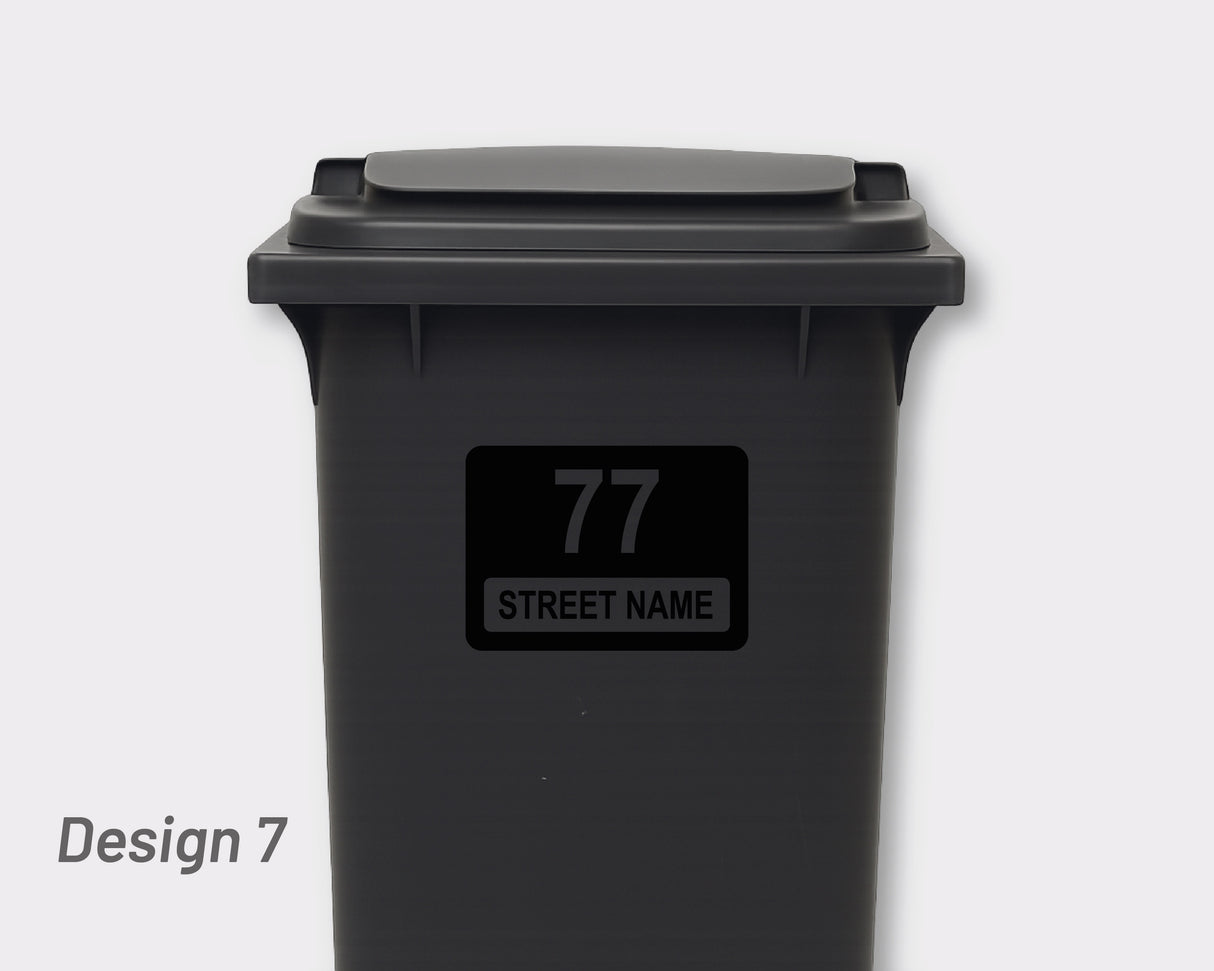 Bin Address Label / House Name