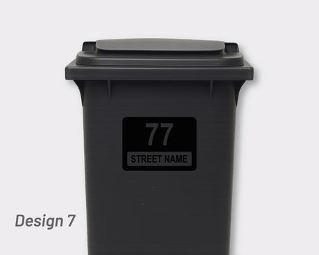 Bin Address Label / House Name