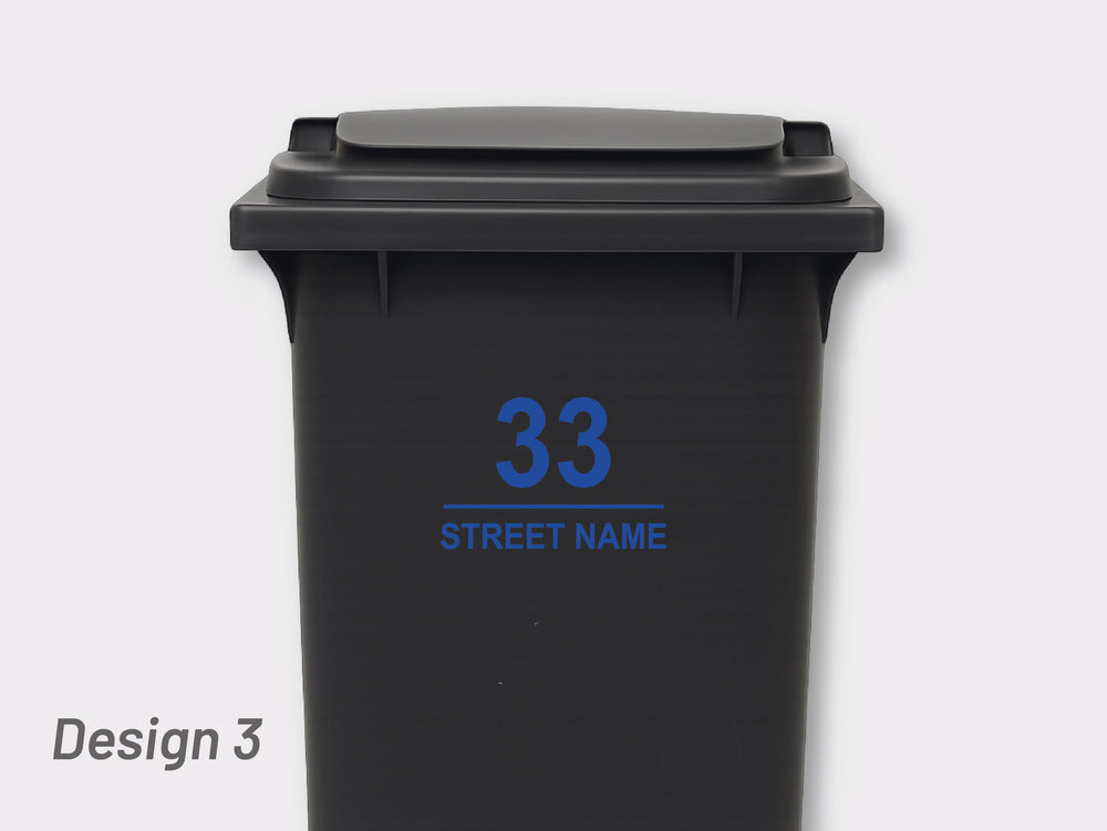 Bin Address Label / House Name