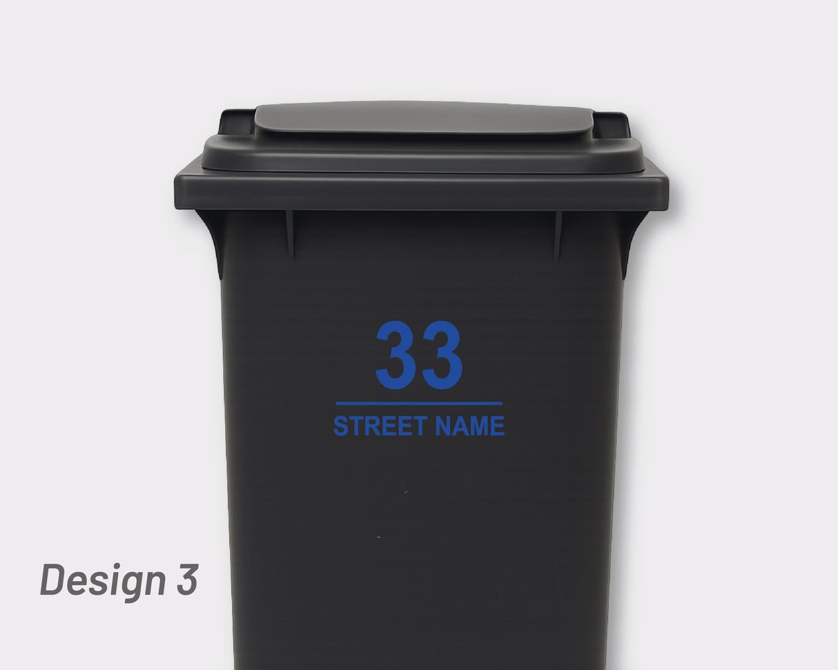 Bin Address Label / House Name