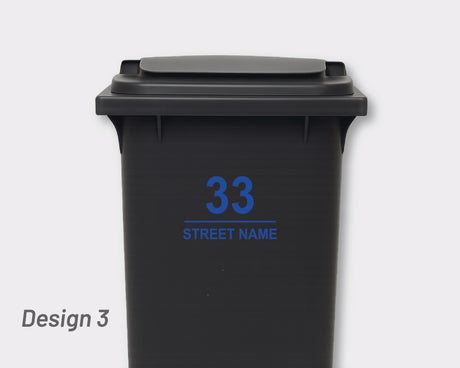 Bin Address Label / House Name