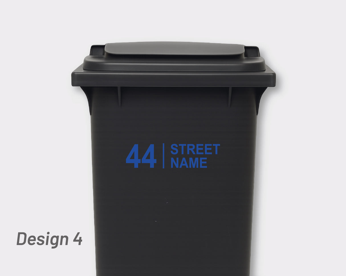 Bin Address Label / House Name