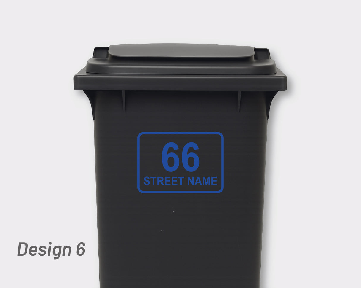 Bin Address Label / House Name