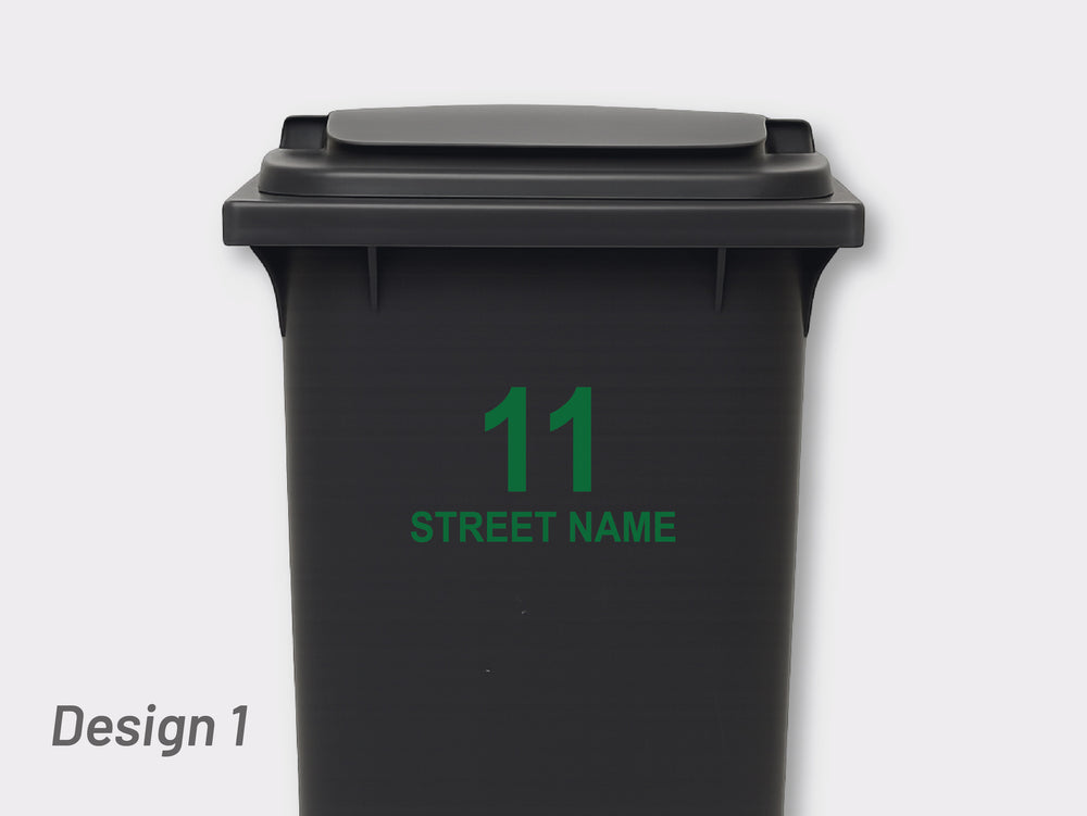 Bin Address Label / House Name