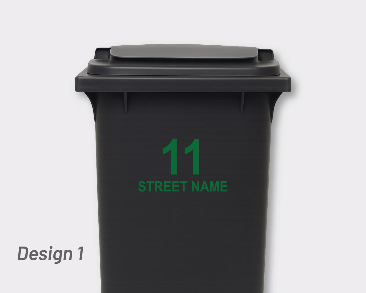 Bin Address Label / House Name