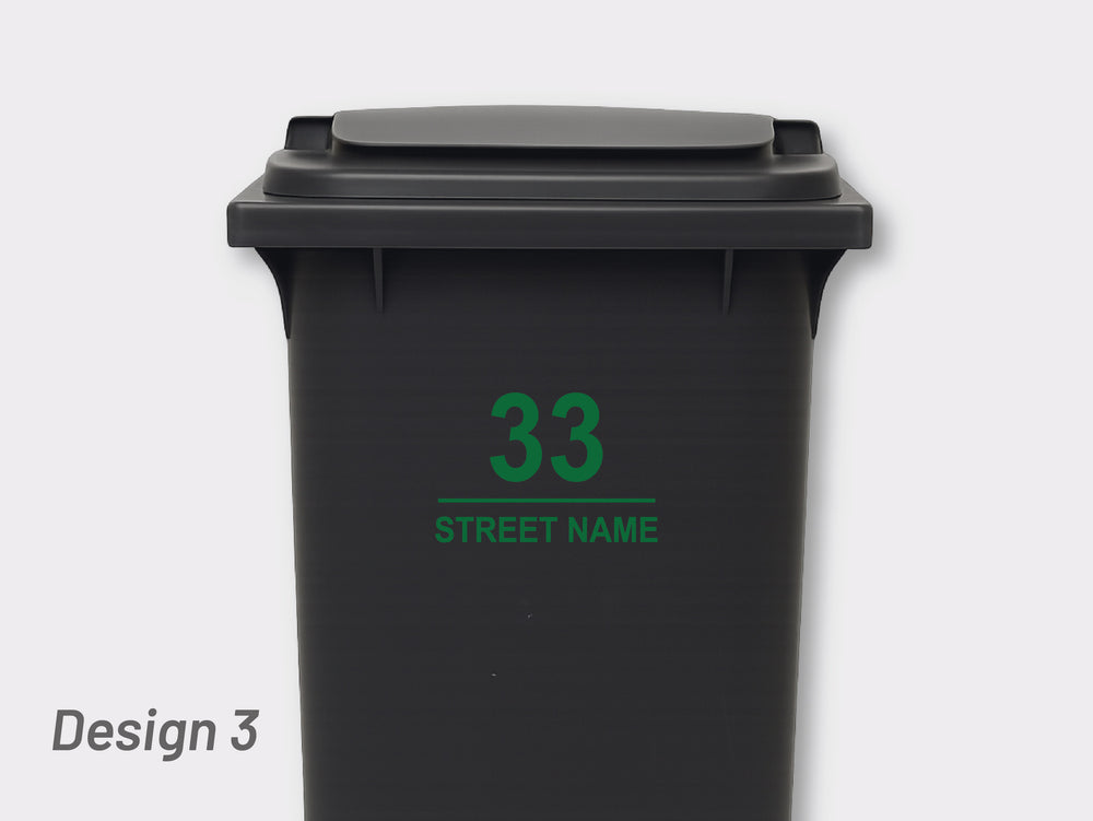 Bin Address Label / House Name