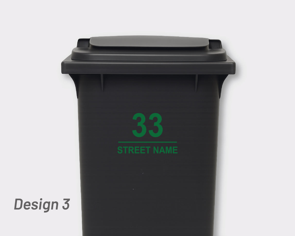 Bin Address Label / House Name