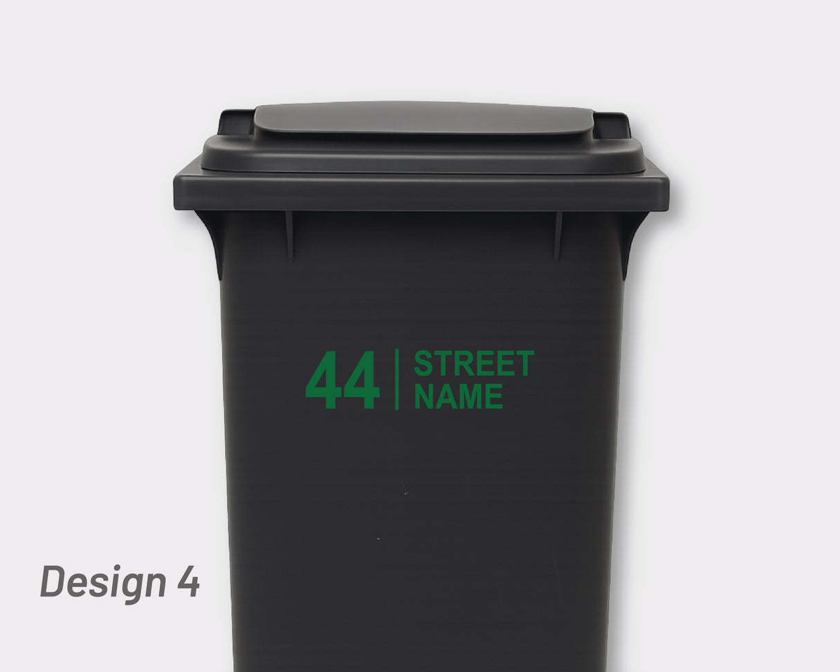 Bin Address Label / House Name