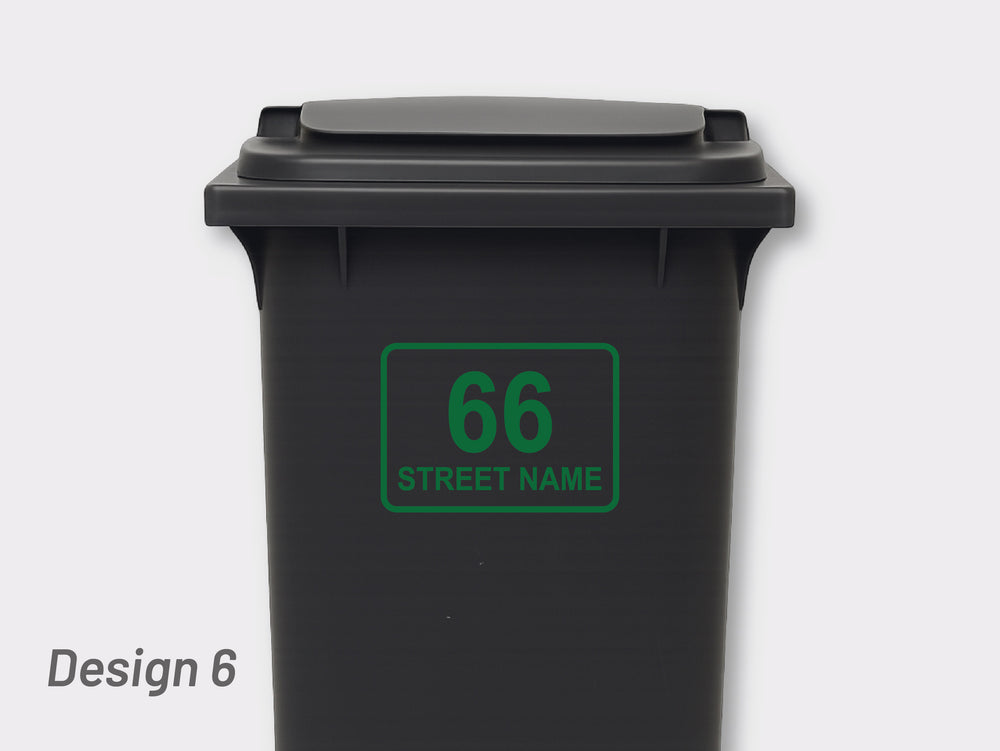 Bin Address Label / House Name