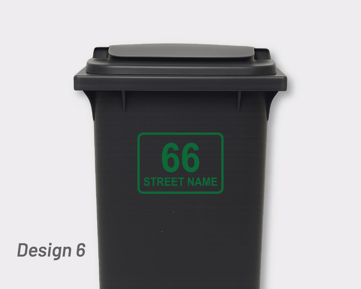 Bin Address Label / House Name