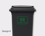 Bin Address Label / House Name