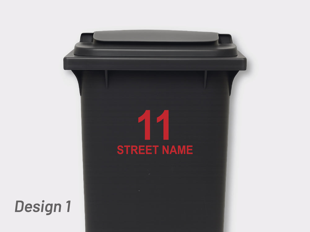 Bin Address Label / House Name