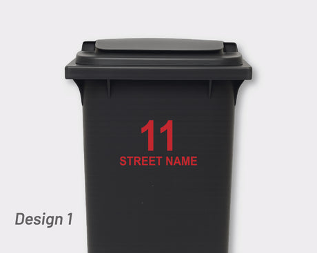 Bin Address Label / House Name