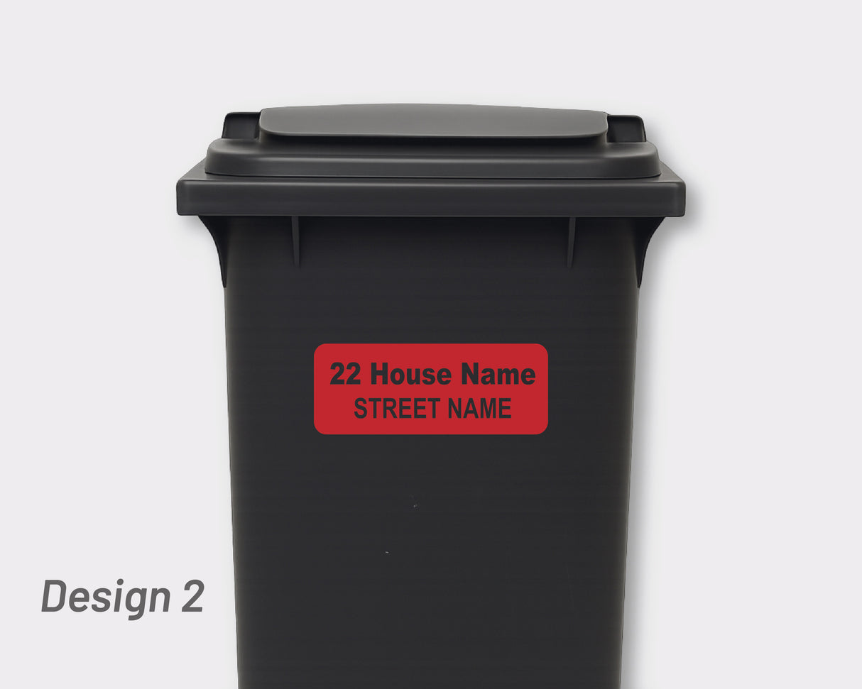 Bin Address Label / House Name