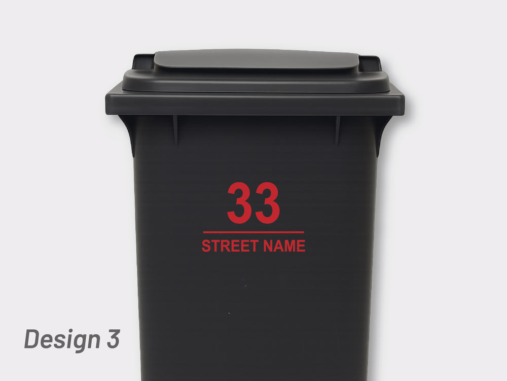 Bin Address Label / House Name