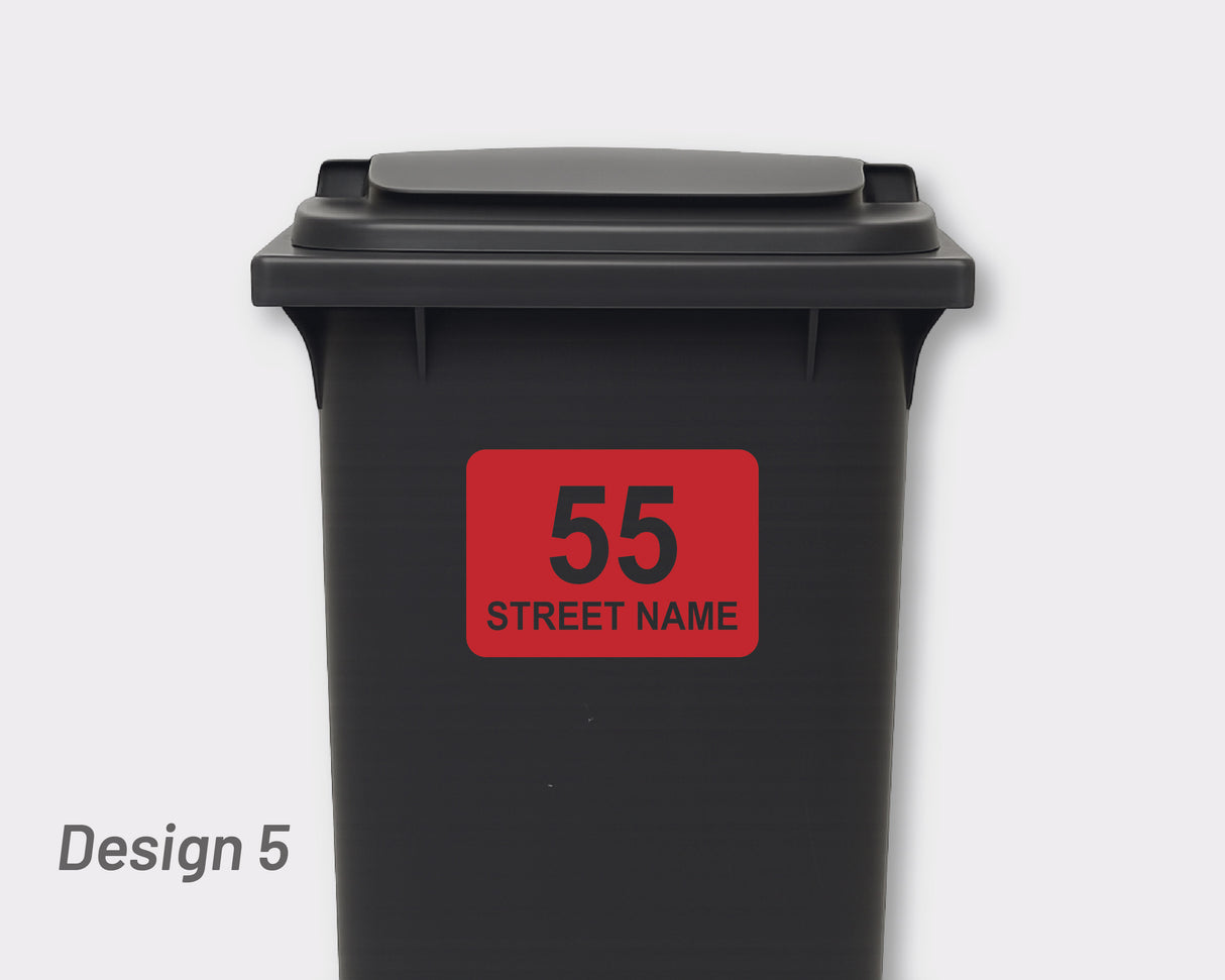 Bin Address Label / House Name