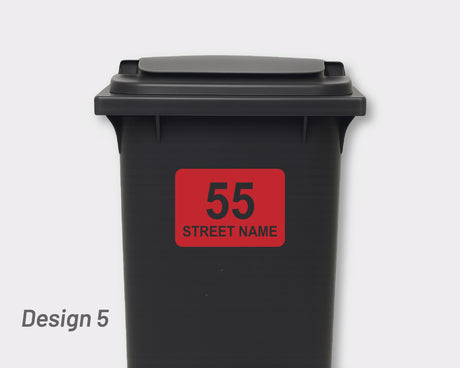 Bin Address Label / House Name