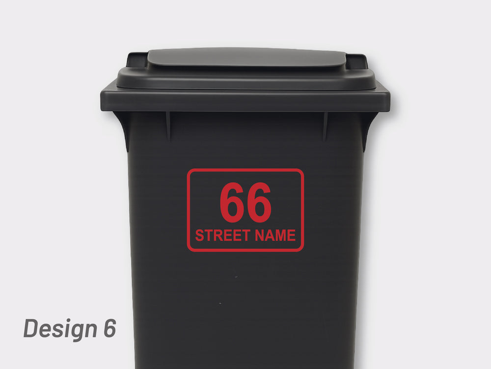 Bin Address Label / House Name