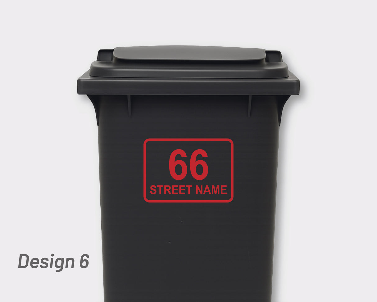 Bin Address Label / House Name