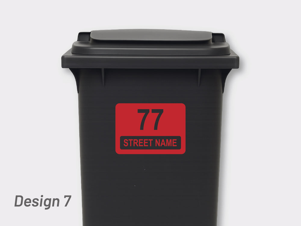 Bin Address Label / House Name