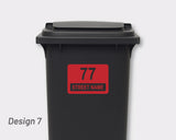 Bin Address Label / House Name