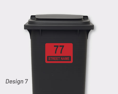 Bin Address Label / House Name