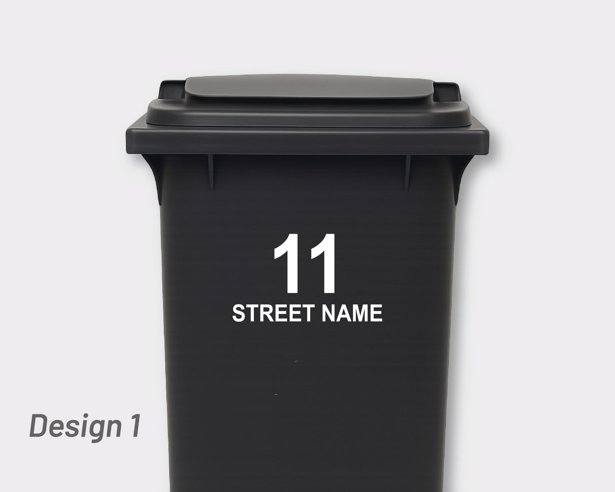 Bin Address Label / House Name