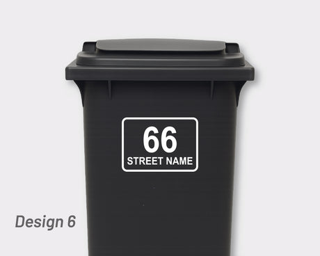 Bin Address Label / House Name