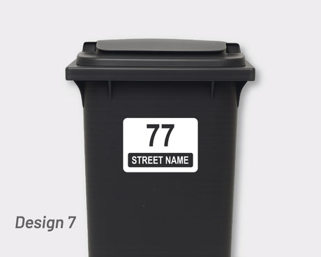 Bin Address Label / House Name