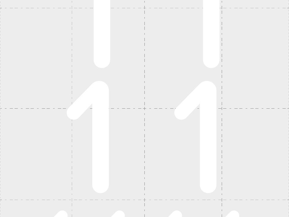 Pack of 4 Large & 4 Small Wheelie Bin Number Stickers (Pick from 0-9, A-D), Plain White Waterproof Self-Adhesive Vinyl Stickers