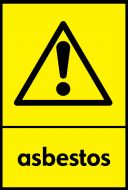 Recycling Sticker - Asbestos (WRAP Compliant)