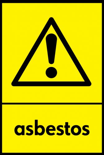 Recycling Sticker - Asbestos (WRAP Compliant)