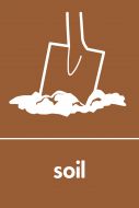 Recycling Sticker - Soil (WRAP Compliant)