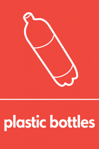 Recycling Sticker - Plastic Bottles (WRAP Compliant)